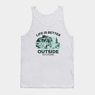 outdoor shirt | life is better outside Tank Top